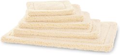 HuggleHounds HuggleFleece Faux Lambswool Dog & Cat Crate Mat, Natural, Small