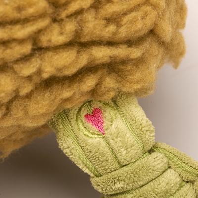 Show full view: HuggleHounds HuggleFleece FlufferKnottie Fiona the Frog Dog Toy, Large slide 4 of 7