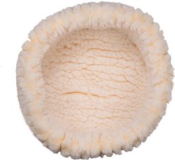 HuggleHounds HuggleFleece HuggleSnuggler Bolster Dog & Cat Bed, Natural, X-Small slide 2 of 6