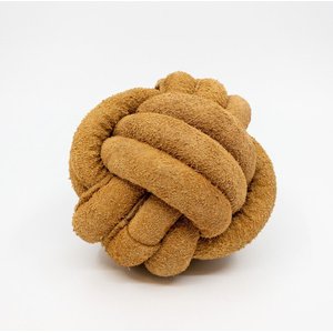 HuggleHounds HuggleHide Ball Dog Toy, Brown, Large 