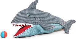 HuggleHounds HuggleSnuffles Chomp & Chase Fin Shark Puppet Exercise Games & Puzzles Dog Toy, Gray, One Size