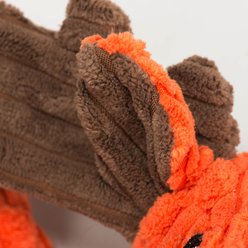 HuggleHounds Morris Moose HuggleFlatties Tough Plush Dog Toy, Orange, Large slide 2 of 8