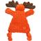 Show in main carousel: HuggleHounds Morris Moose HuggleFlatties Tough Plush Dog Toy, Orange, Large slide 4 of 10