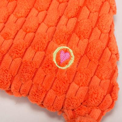 Show full view: HuggleHounds Morris Moose HuggleFlatties Tough Plush Dog Toy, Orange, Large slide 9 of 10