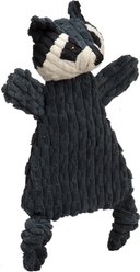 HuggleHounds Reggie Raccoon HuggleFlatties Tough Plush Dog Toy, Gray, Large slide 2 of 6