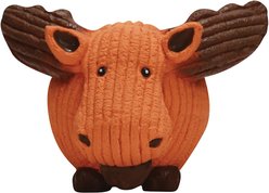 HuggleHounds Ruff-Tex Squeaky Dog Toy, Moose, Large