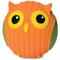 Show in main carousel: HuggleHounds Ruff-Tex Squeaky Dog Toy, Owl, Small slide 1 of 12