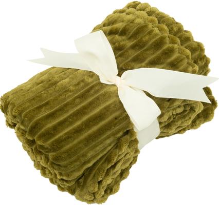 Show full view: HuggleHounds Scout Blankie 2-Sided Plush Dog & Cat Blanket, Olive slide 5 of 6