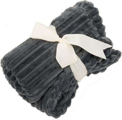 Show full view: HuggleHounds Scout Blankie 2-Sided Plush Dog & Cat Blanket, Steel Gray slide 5 of 6