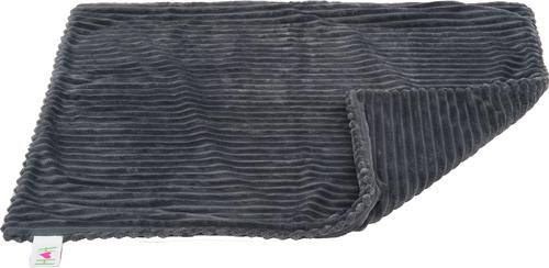 Show full view: HuggleHounds Scout Blankie 2-Sided Plush Dog & Cat Blanket, Steel Gray slide 3 of 6