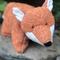 Show in main carousel: HuggleHounds Squooshies Durable Plush Squeaky Dog Toy, Fox slide 4 of 7