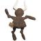 Show in main carousel: HuggleHounds Texas Longhorn Knottie Tough Squeaky Plush Dog Toy, Brown, Large  slide 3 of 6