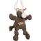 Show in main carousel: HuggleHounds Texas Longhorn Knottie Tough Squeaky Plush Dog Toy, Brown, Small  slide 1 of 6