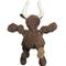 Show in main carousel: HuggleHounds Texas Longhorn Knottie Tough Squeaky Plush Dog Toy, Brown, Small  slide 3 of 6