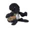 Show in main carousel: HuggleHounds Warrior Canine Connection Knottie Dog Toy, Large, Camo, Black Lab slide 3 of 6