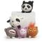 Show in main carousel: HuggleHounds Wee Balls Raccoon, Owl, Pig, Bunny, Sock Monkey Dog Toys, X-Small/Small, 5-pk slide 1 of 9