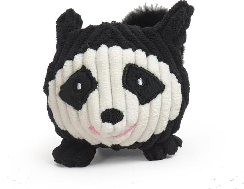 Show full view: HuggleHounds Wee Balls Raccoon, Owl, Pig, Bunny, Sock Monkey Dog Toys, X-Small/Small, 5-pk slide 4 of 9