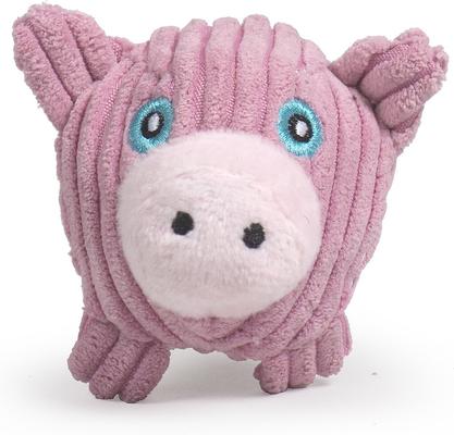 Show full view: HuggleHounds Wee Balls Raccoon, Owl, Pig, Bunny, Sock Monkey Dog Toys, X-Small/Small, 5-pk slide 7 of 9