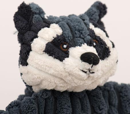 Show full view: HuggleHounds Woodland HuggleFlatties Tough Squeaky Plush Dog Toys, Small, 3 count slide 5 of 10