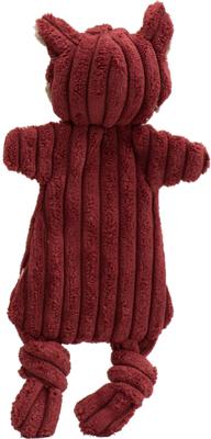 Show full view: HuggleHounds Woodland HuggleFlatties Tough Squeaky Plush Dog Toys, Small, 3 count slide 10 of 10