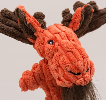 Show full view: HuggleHounds Woodland HuggleFlatties Tough Squeaky Plush Dog Toys, Small, 3 count slide 8 of 10