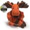 Show in main carousel: HuggleHounds Woodlands Durable Plush Corduroy Knottie Moose Squeaky Dog Toy, Large slide 1 of 11