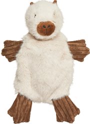 HuggleHounds X-Brace Clover Capybara Tough Chewer Plush Dog Toy, Tan, One Size slide 1 of 7