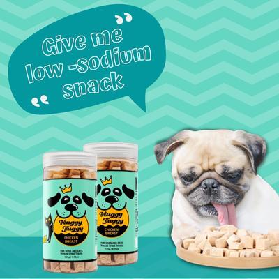 Show full view: Huggy Tuggy Freeze-Dried Chicken Breast Dog & Cat Treat, 4.76-oz can slide 6 of 13