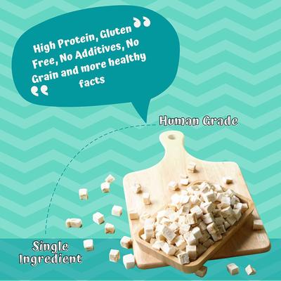 Show full view: Huggy Tuggy Freeze-Dried Chicken Breast Dog & Cat Treat, 4.76-oz can slide 7 of 13