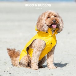 HUGO & HUDSON All-weather Waterproof Dog Raincoat, Yellow, Small slide 2 of 7