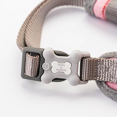 Show full view: HUGO & HUDSON Checked Tweed Dog Harness, Pink, Large slide 2 of 10