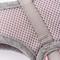 Show in main carousel: HUGO & HUDSON Checked Tweed Dog Harness, Pink, Medium slide 4 of 10
