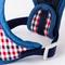Show in main carousel: HUGO & HUDSON Checked Tweed Dog Harness, Red & Blue, X-Small slide 5 of 11