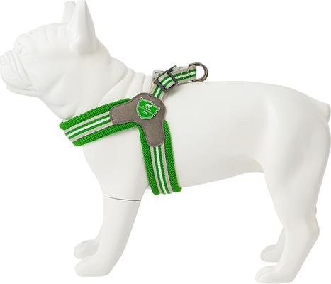 Show full view: HUGO & HUDSON Easy V Dog Harness, Green, Size 9 slide 1 of 10