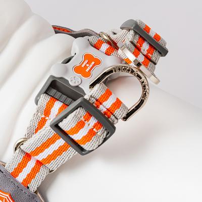 Show full view: HUGO & HUDSON Easy V Dog Harness, Orange, Size 9 slide 4 of 10