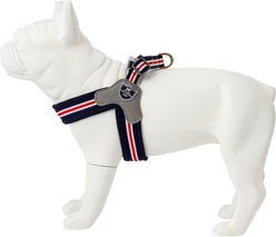 HUGO & HUDSON Easy V Dog Harness, Red, White & Blue, Size 2