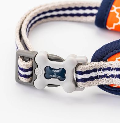 Show full view: HUGO & HUDSON Geometric Print Dog Harness, Orange, Small slide 3 of 9