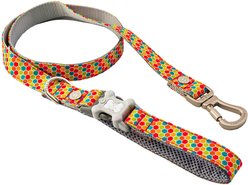 HUGO & HUDSON Geometric Printed Dog Leash, Multi-colored, Medium/Large