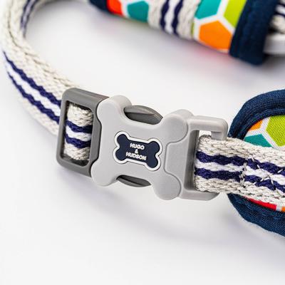 Show full view: HUGO & HUDSON Geormetric Print Dog Harness, Multi Coloured, Large slide 5 of 11