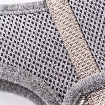Show full view: HUGO & HUDSON Herringbone Tweed Dog Harness, Grey, Medium slide 4 of 9