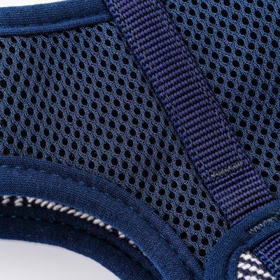 Show full view: HUGO & HUDSON Herringbone Tweed Dog Harness, Navy, Large slide 5 of 9