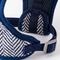 Show in main carousel: HUGO & HUDSON Herringbone Tweed Dog Harness, Navy, X-Small slide 4 of 9
