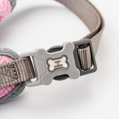 Show full view: HUGO & HUDSON Herringbone Tweed Dog Harness, Pink, Large slide 8 of 9