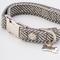 Show in main carousel: HUGO & HUDSON Herringbone Tweed Metal Buckle Dog Collar, Grey, X-Small slide 4 of 10
