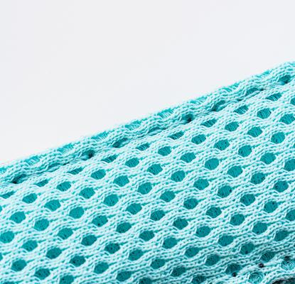 Show full view: HUGO & HUDSON Mesh Dog Collar, Aqua, Large slide 3 of 8