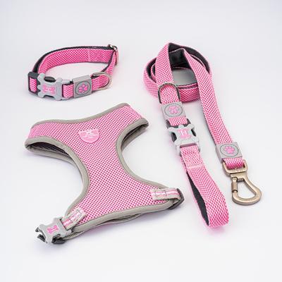 Show full view: HUGO & HUDSON Mesh Dog Collar, Pink, Large slide 8 of 8