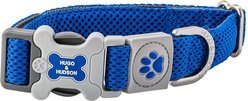 HUGO & HUDSON Mesh Dog Collar, Royal Blue, Small