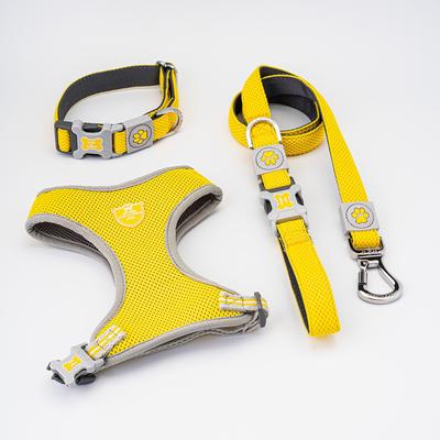 Show full view: HUGO & HUDSON Mesh Dog Collar, Yellow, Small slide 9 of 9