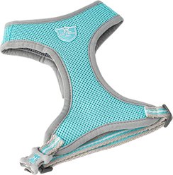 HUGO & HUDSON Mesh Dog Harness, Aqua, Large