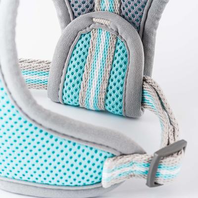 Show full view: HUGO & HUDSON Mesh Dog Harness, Aqua, Large slide 4 of 10
